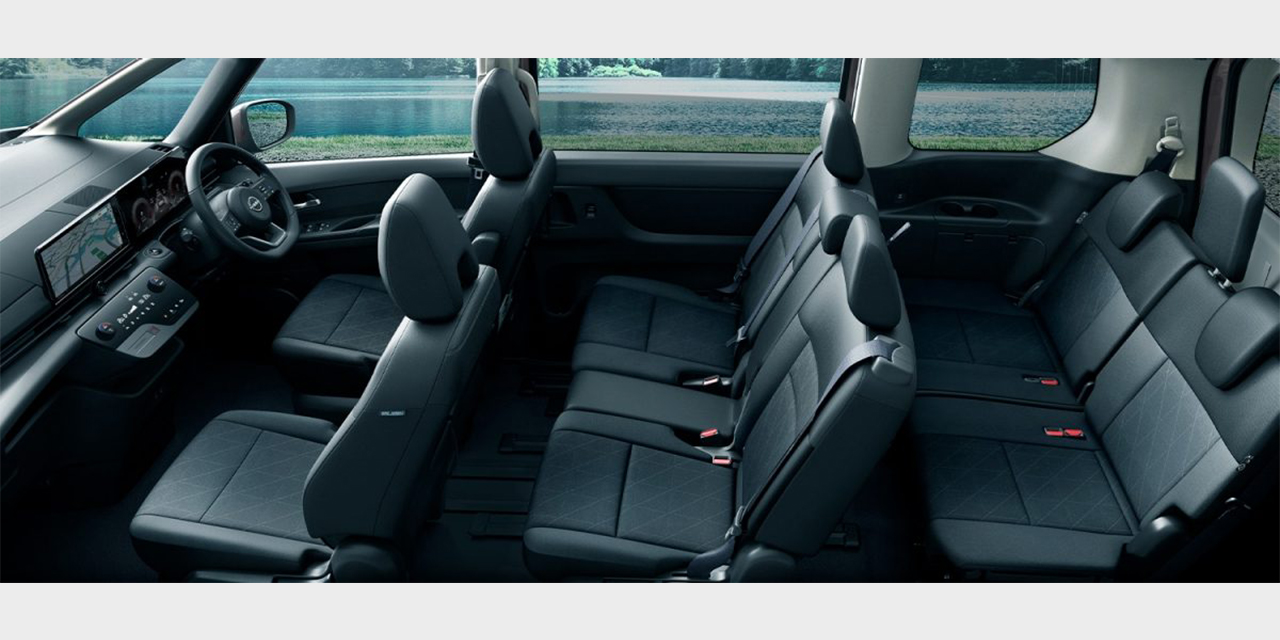 セレナ X  / XVパッケージ 内装色ブラックのインテリア画像