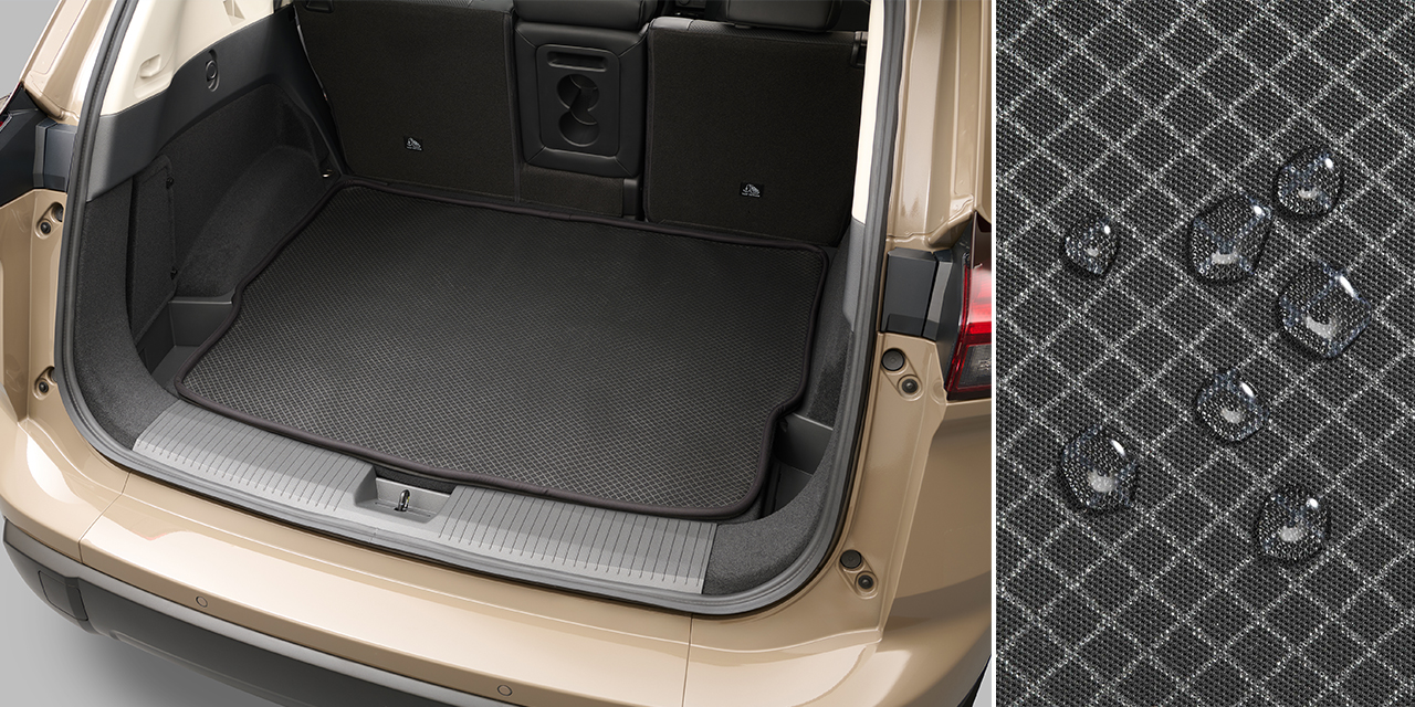防水ラゲッジマット(防水機能、外周縁付、2列シート車用)