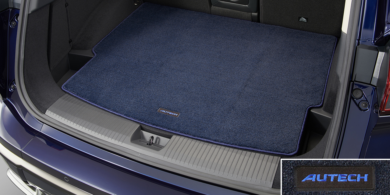 ラゲッジカーペット（ブルー､消臭機能付､「AUTECH」刺繍付）