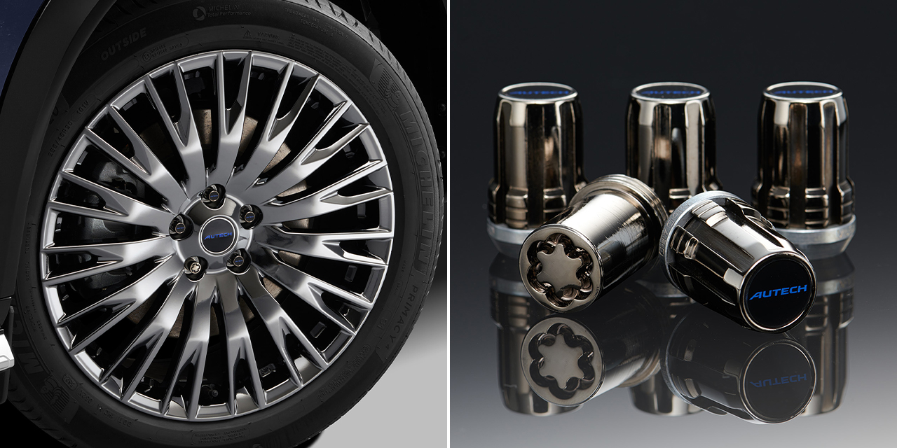 セキュリティホイールロック (マックガード社製、「AUTECH」ロゴステッカー付、AUTECH専用ポーチ付)